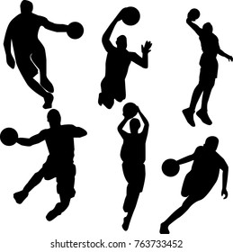 basketball action vector