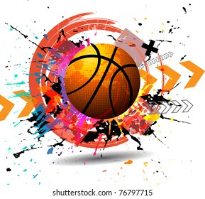 basketball advertising poster.