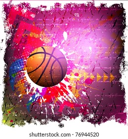 basketball advertising poster.