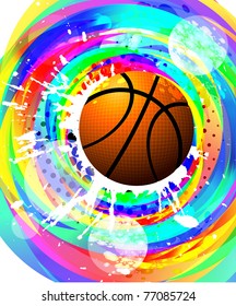 basketball advertising poster.