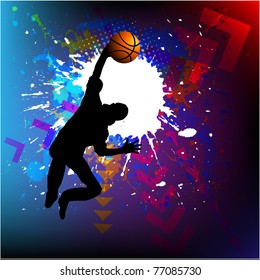 basketball advertising poster.