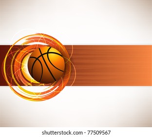 basketball advertising poster.