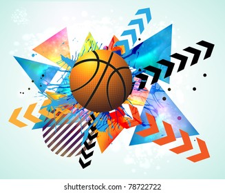 basketball advertising poster.