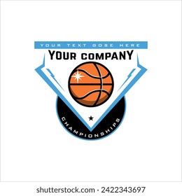 Basketball All Star vector mascot logo design with modern concept logo