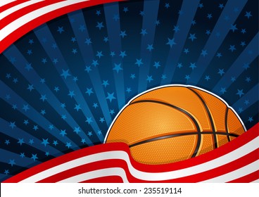 Basketball America Background