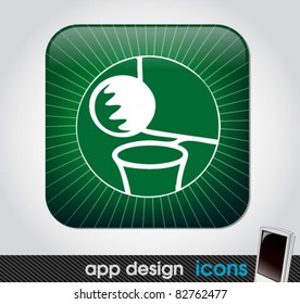 icône d'application de basket-ball pour appareils mobiles