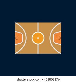 Basketball arena icon