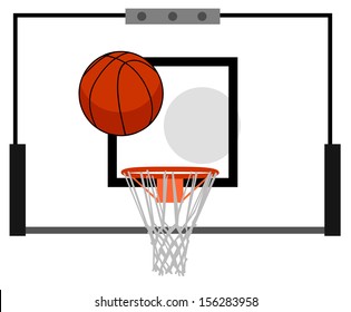 Basketball backboard