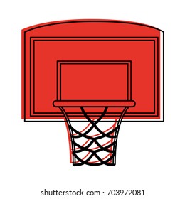 Basketball Backboard Hoop Icon Image Stock Vector (Royalty Free ...