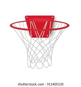 basketball backboard. vector illustration