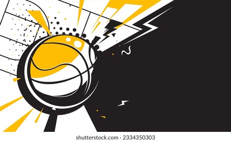 Basketball background design. The sport concept