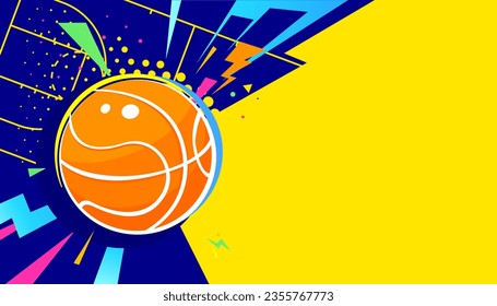 Basketball background design. The sport concept