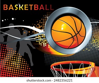 Basketball background desing vector illustration