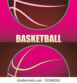 Basketball background. Vector illustration.