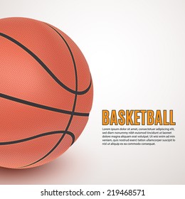 Basketball background . Vector illustration