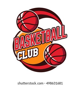 Basketball Badge Logo, American Logo Sport