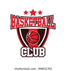 Basketball Badge Logo American Logo Sport Stock Vector (Royalty Free ...