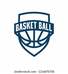 basketball badge logo icon designs vector