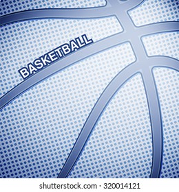 Basketball ball background, vector