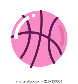 basketball ball cartoon icon isolated