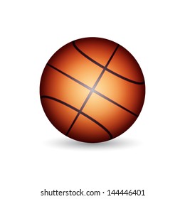 Basketball ball. EPS10 vector