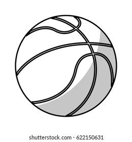 Basketball Ball Icon Black Outline Stock Vector (Royalty Free) 1870008379