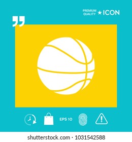 Basketball ball icon