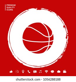 Basketball ball icon