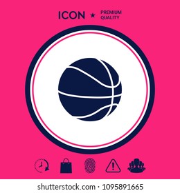 Basketball ball icon