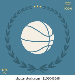 Basketball ball icon