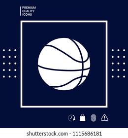 Basketball ball icon