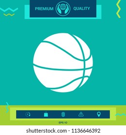 Basketball ball icon