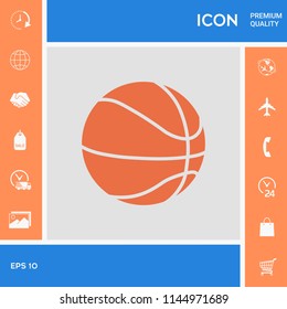 Basketball ball icon