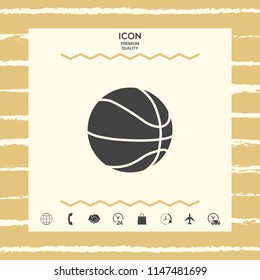 Basketball ball icon