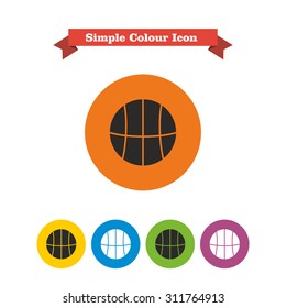 Basketball ball icon