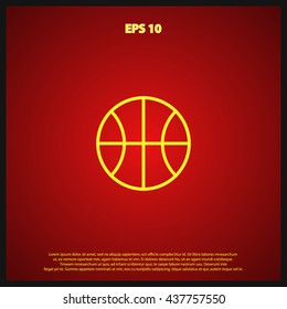 basketball ball icon