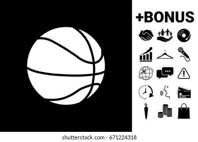 Basketball ball icon
