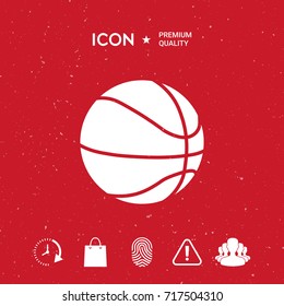Basketball ball icon