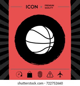 Basketball ball icon