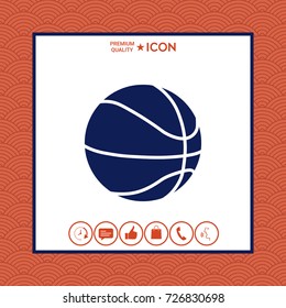 Basketball ball icon