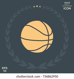 Basketball ball icon
