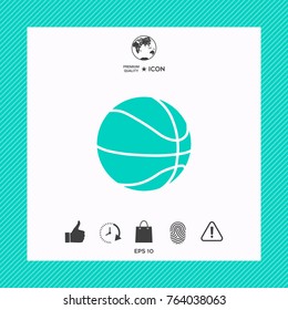 Basketball ball icon