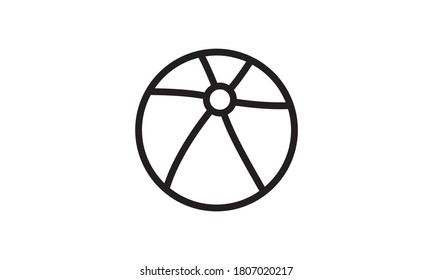 Basketball ball icon image vector image