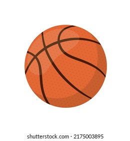Basketball  ball icon isolated on white background. Cartoon basketball. Sport concept- Vector stock