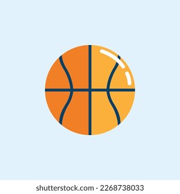 Basketball ball icon. Basketball logo vector icon