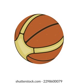 Basketball Ball Icon Vector Design.