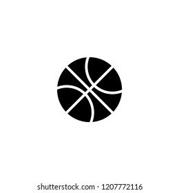 basketball ball icon. basketball ball vector illustration on white background for web and apps.