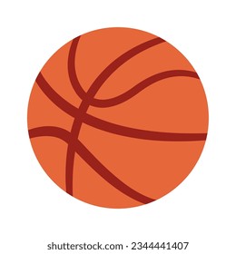Ilustración vectorial de icono de bola de baloncesto