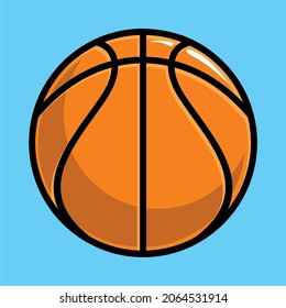 Basketball Ball Illustrations Isolated Vector