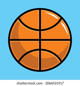Basketball Ball Illustrations Isolated Vector